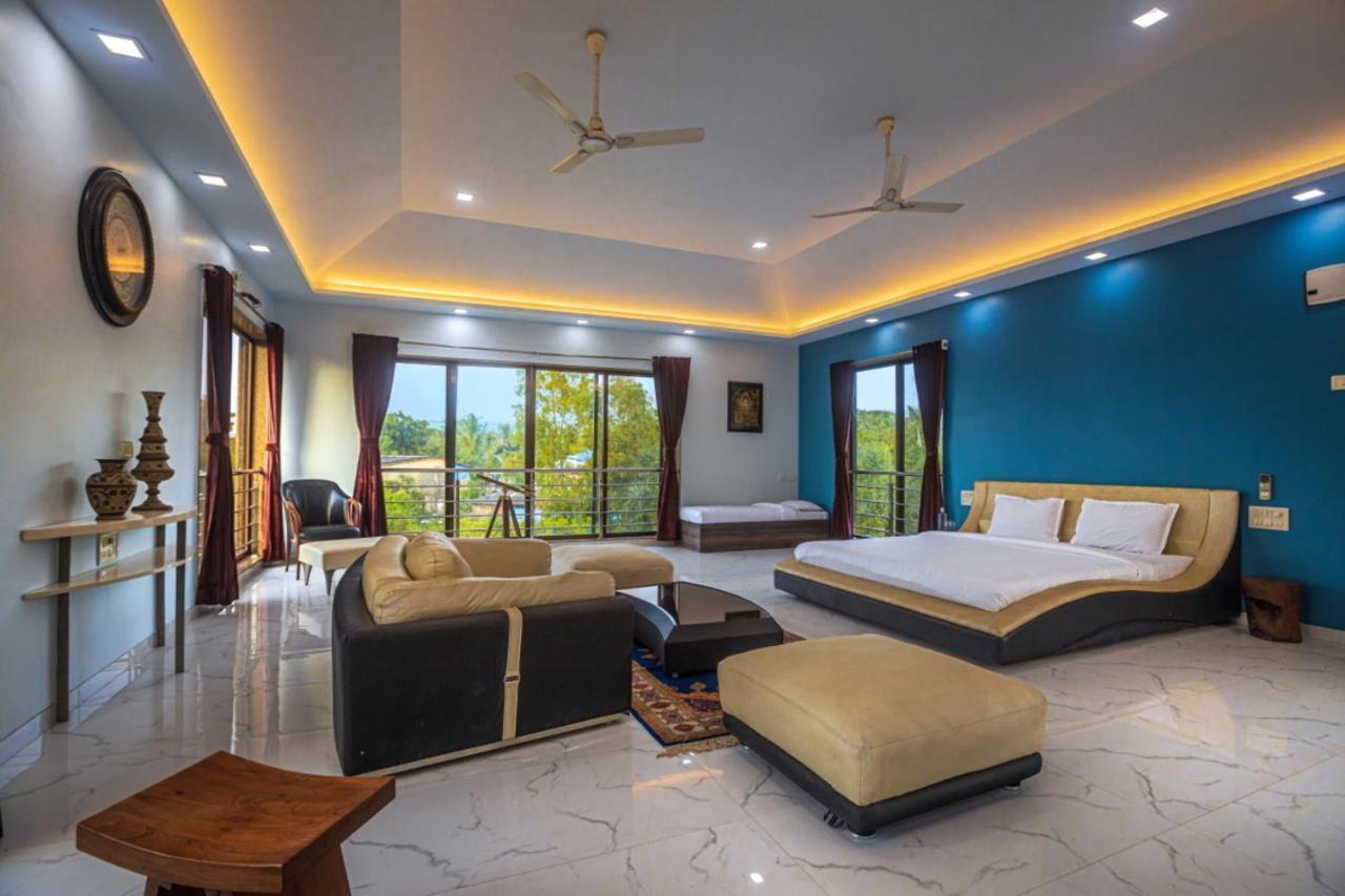 Saffronstays Aura, Alibaug - Luxury Pool Villa With A Game Room And Spacious Lawn Алибаг Экстерьер фото